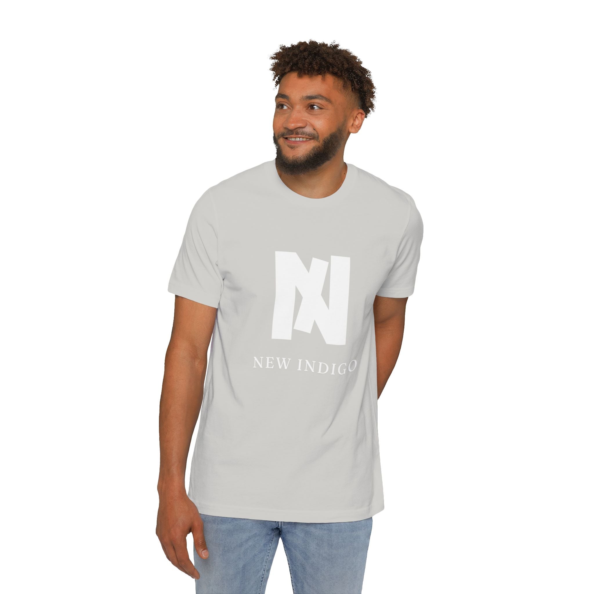 New Indigo Unisex Short-Sleeve Jersey T-Shirt
