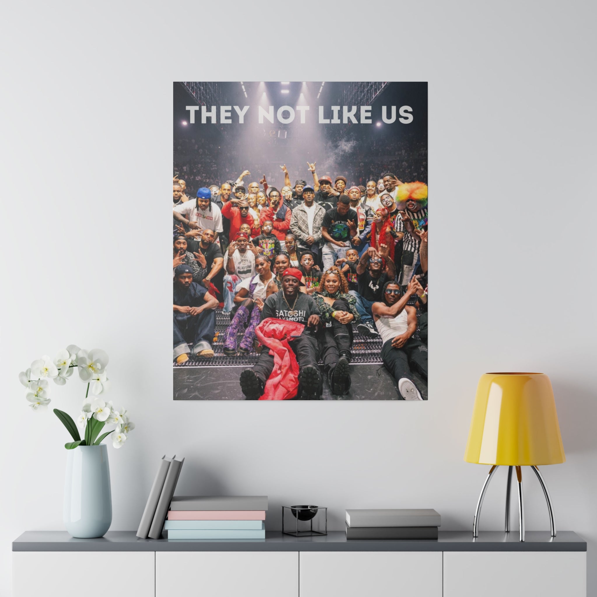 They Not Like Us Matte Canvas