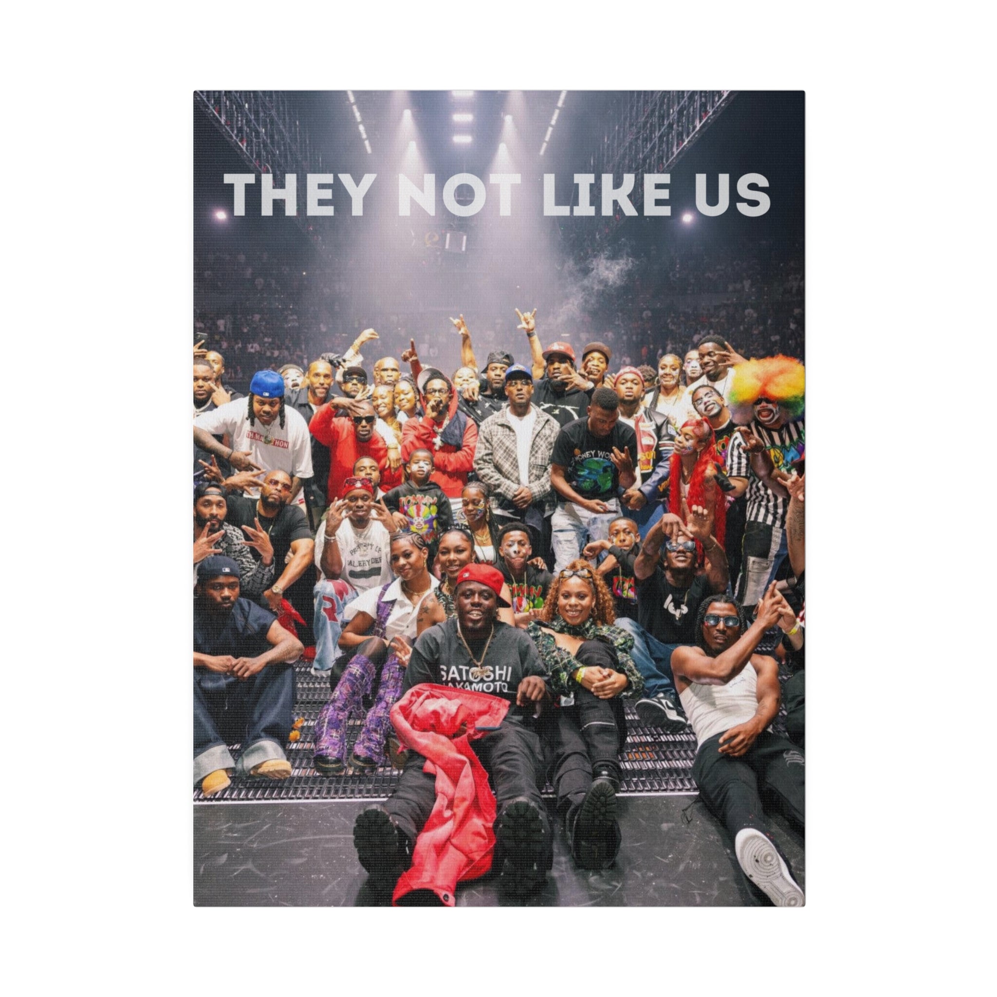 They Not Like Us Matte Canvas