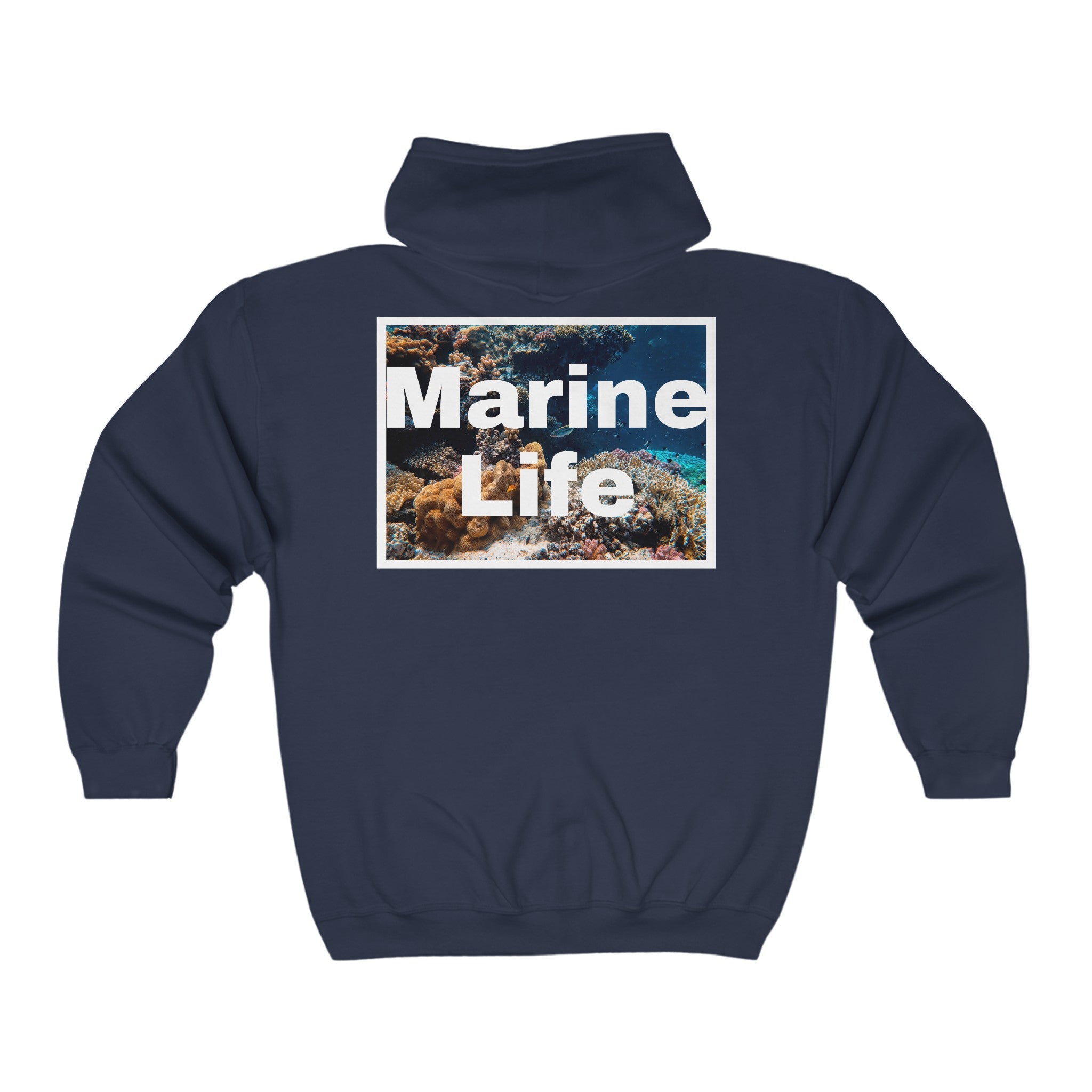 Marine Life Full Zip Hooded Sweatshirt