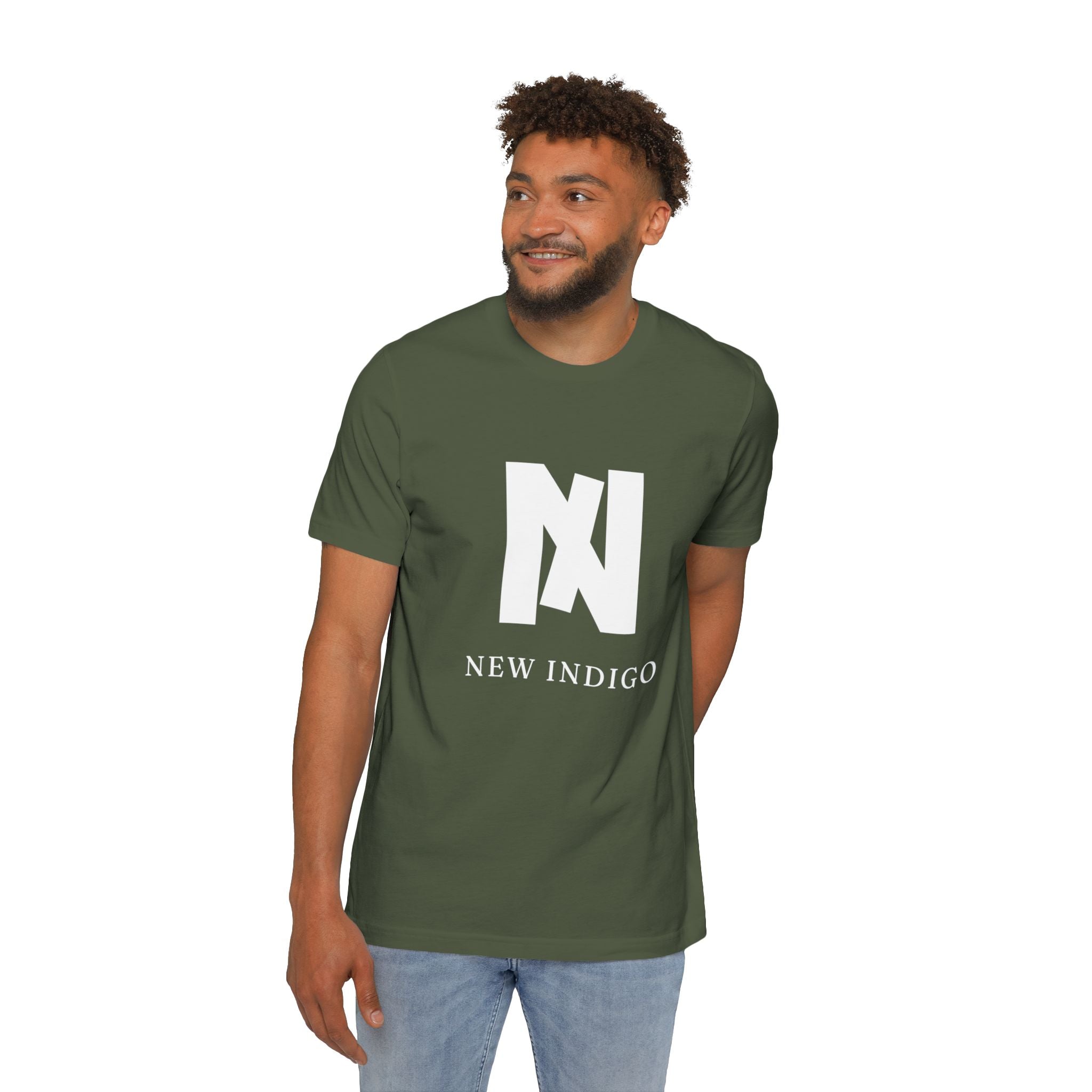 New Indigo Unisex Short-Sleeve Jersey T-Shirt