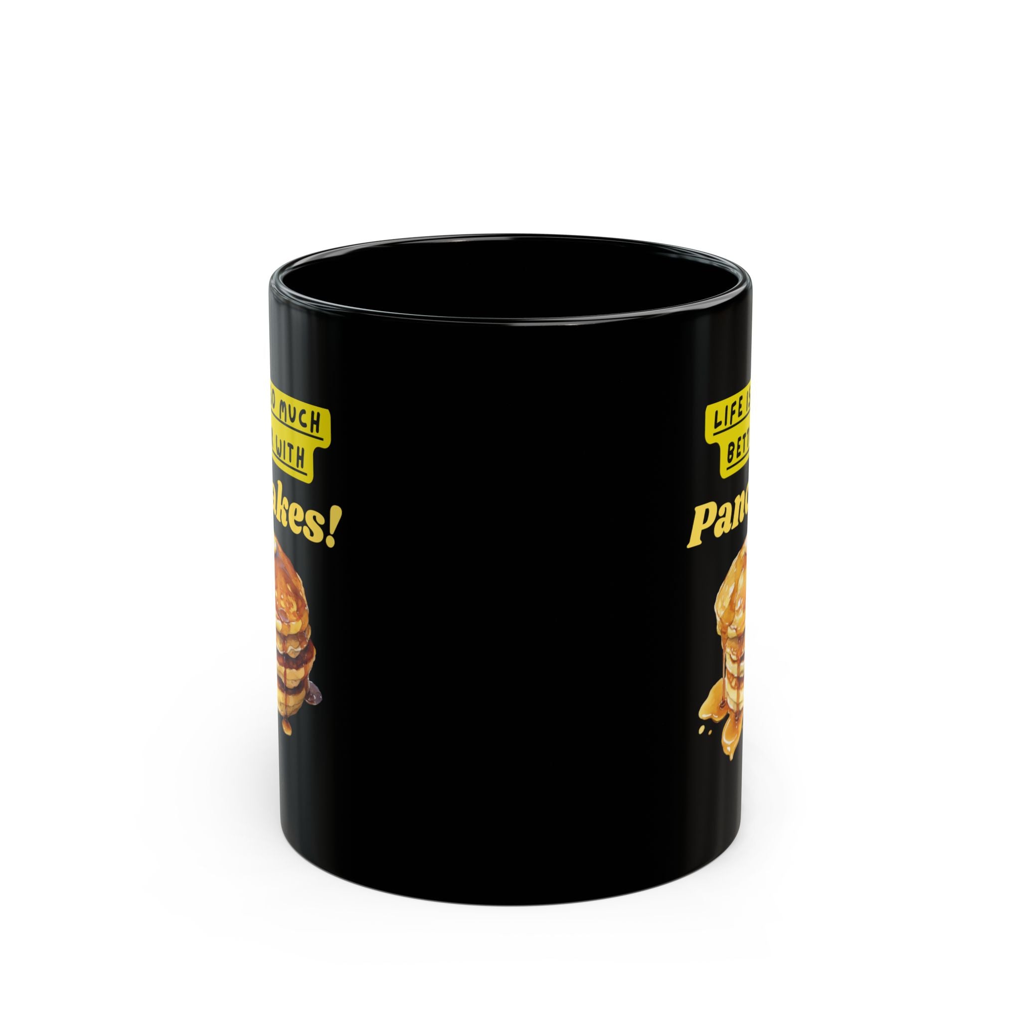 Black Pancakes Mug