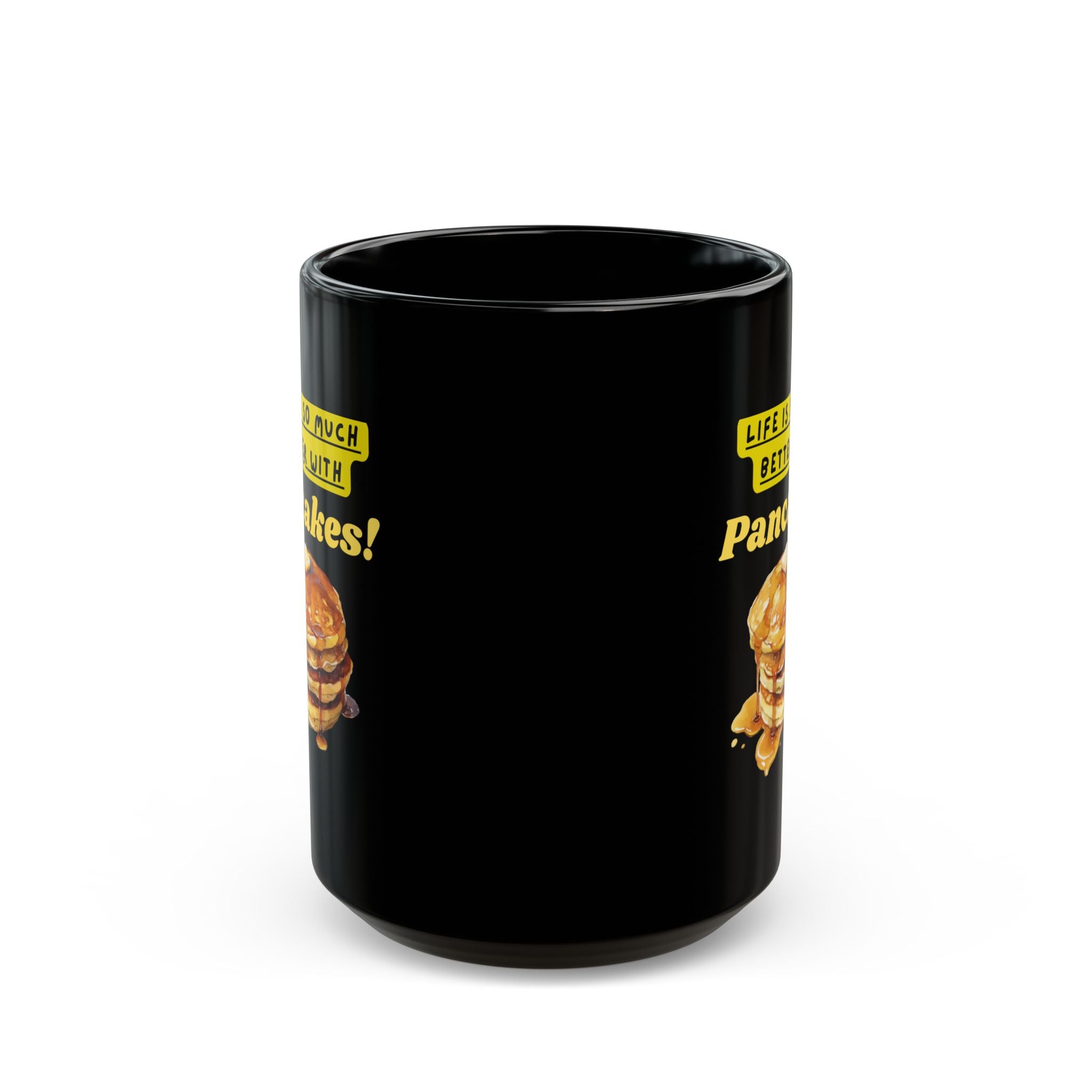 Black Pancakes Mug
