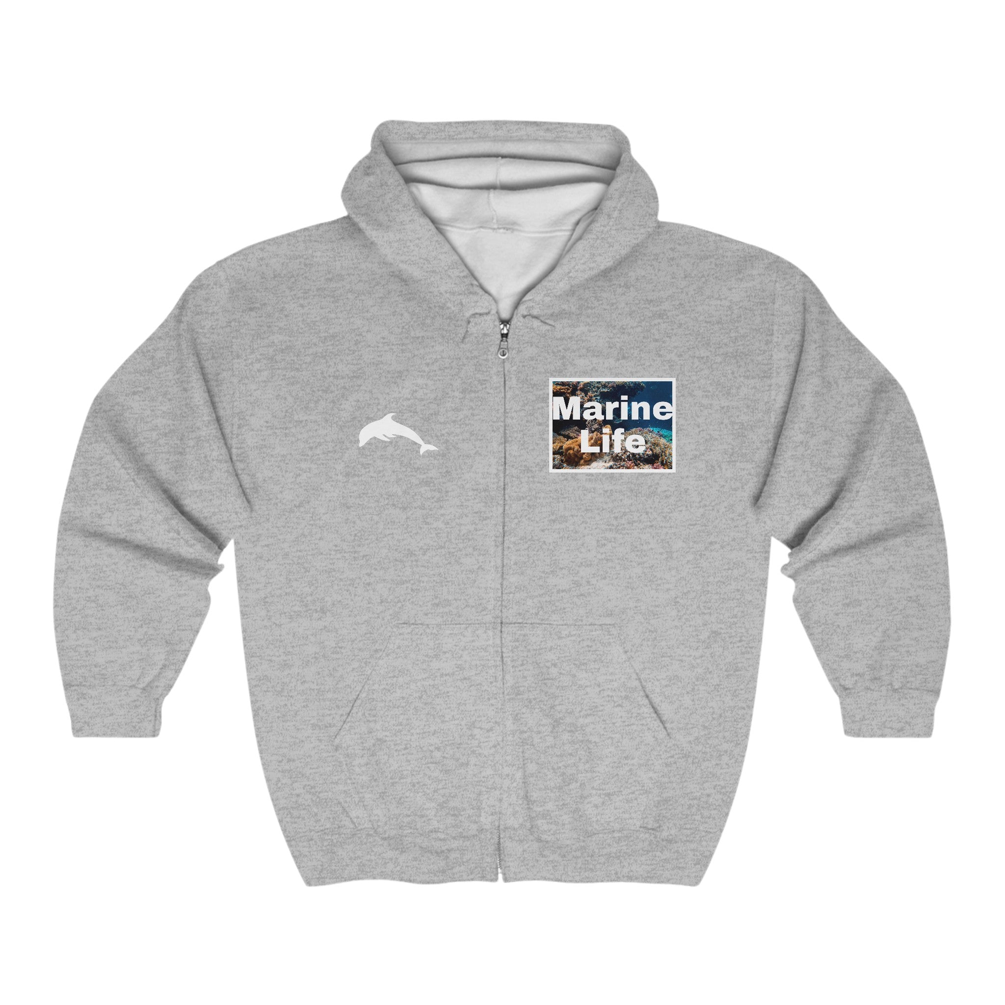 Marine Life Full Zip Hooded Sweatshirt