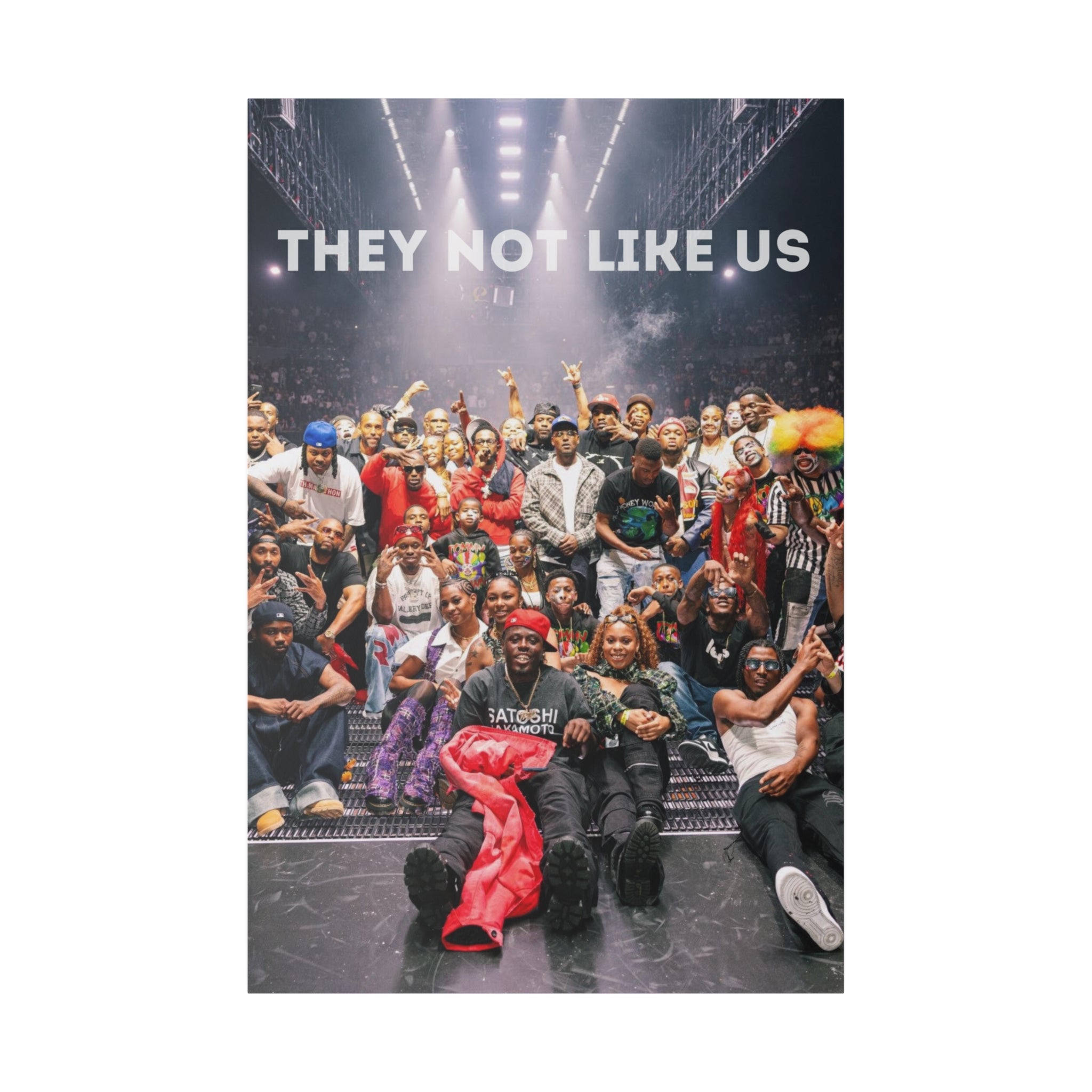They Not Like Us Matte Canvas