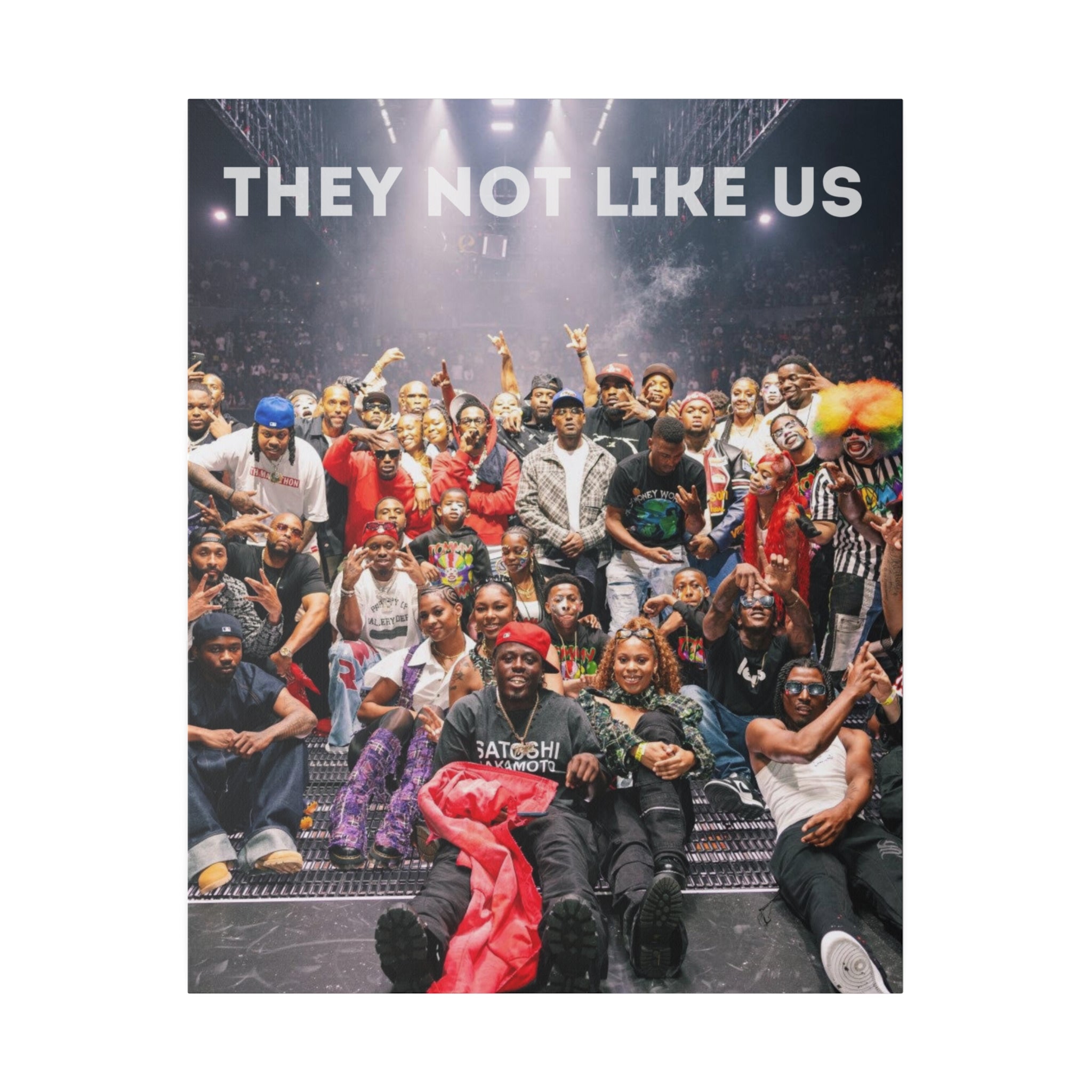 They Not Like Us Matte Canvas