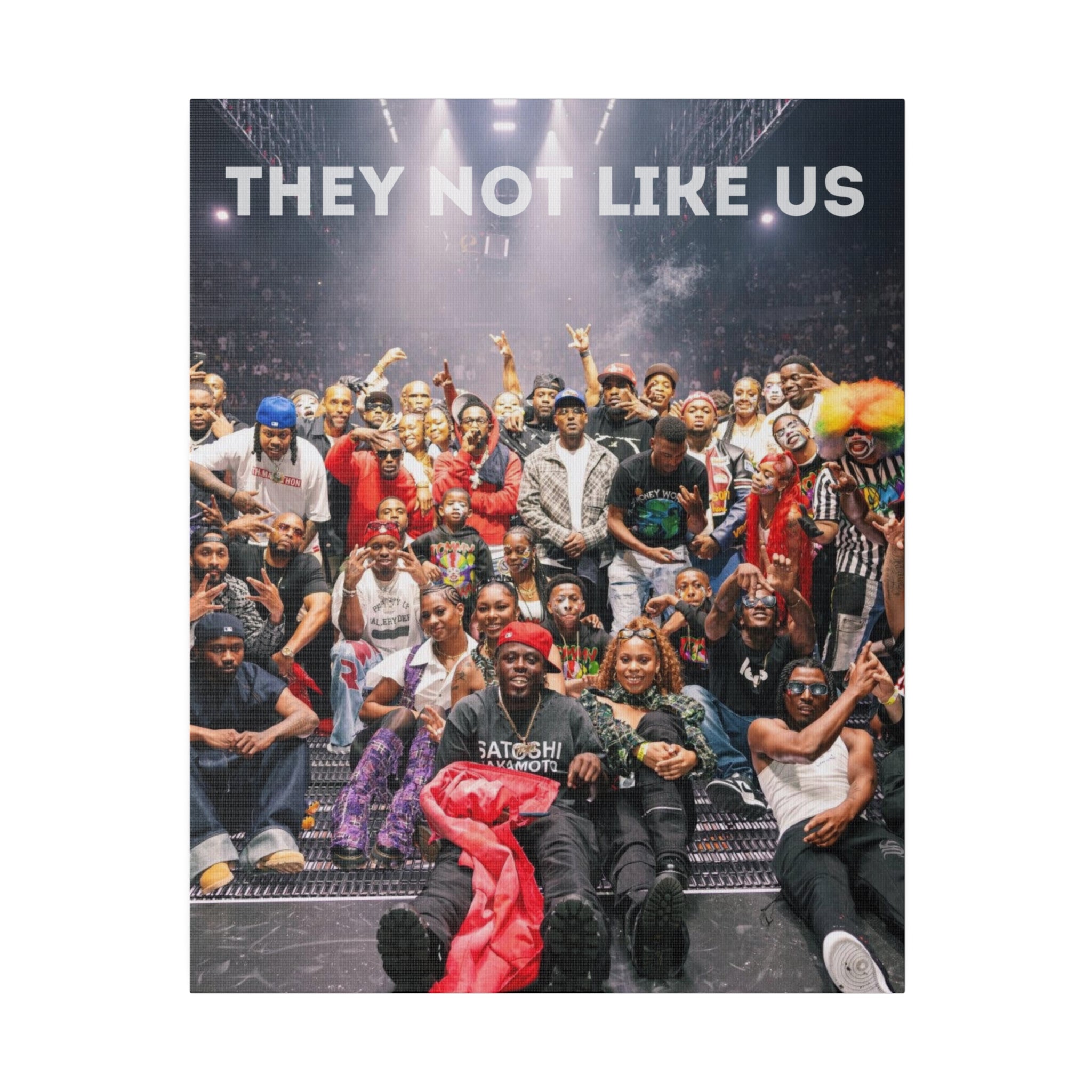 They Not Like Us Matte Canvas