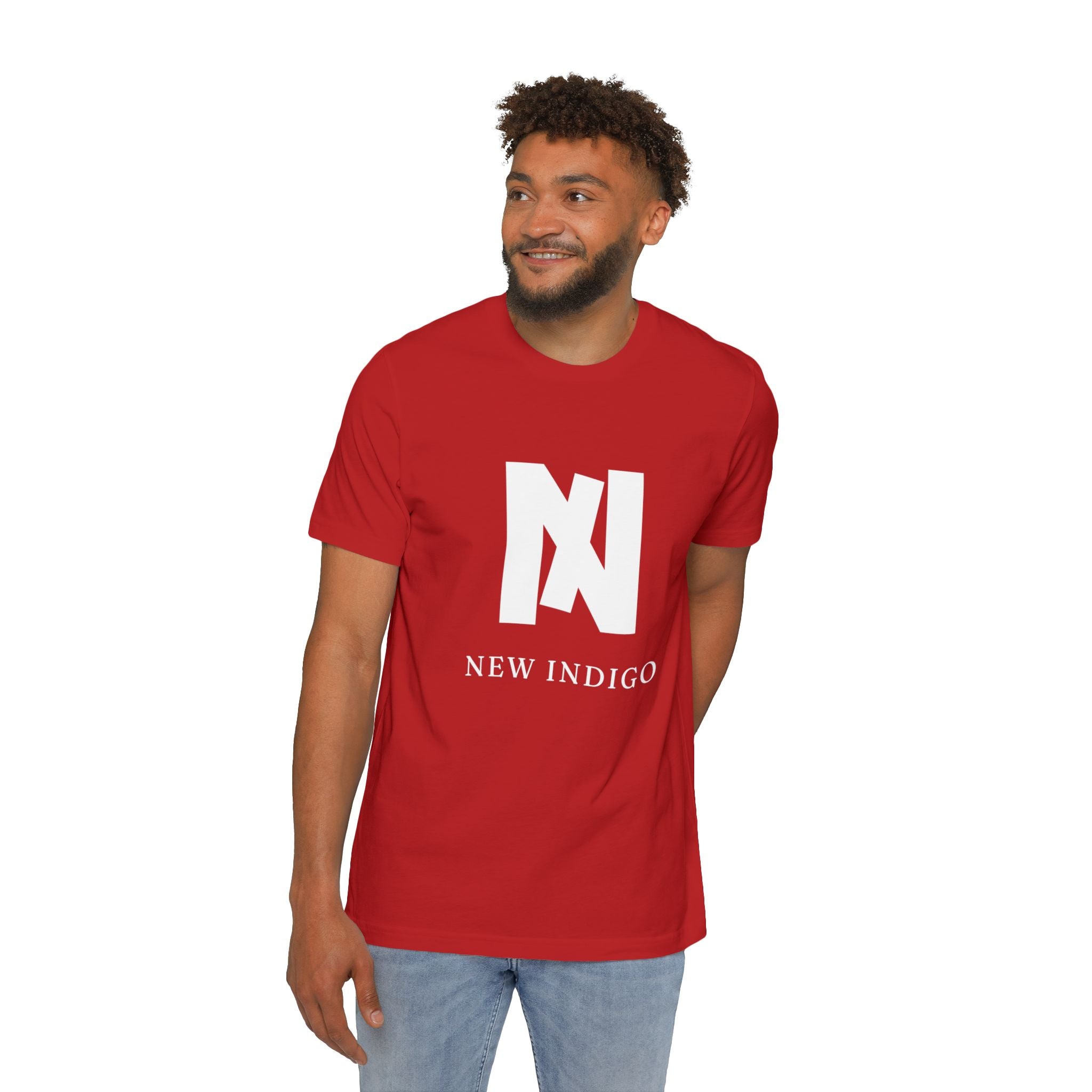 New Indigo Unisex Short-Sleeve Jersey T-Shirt