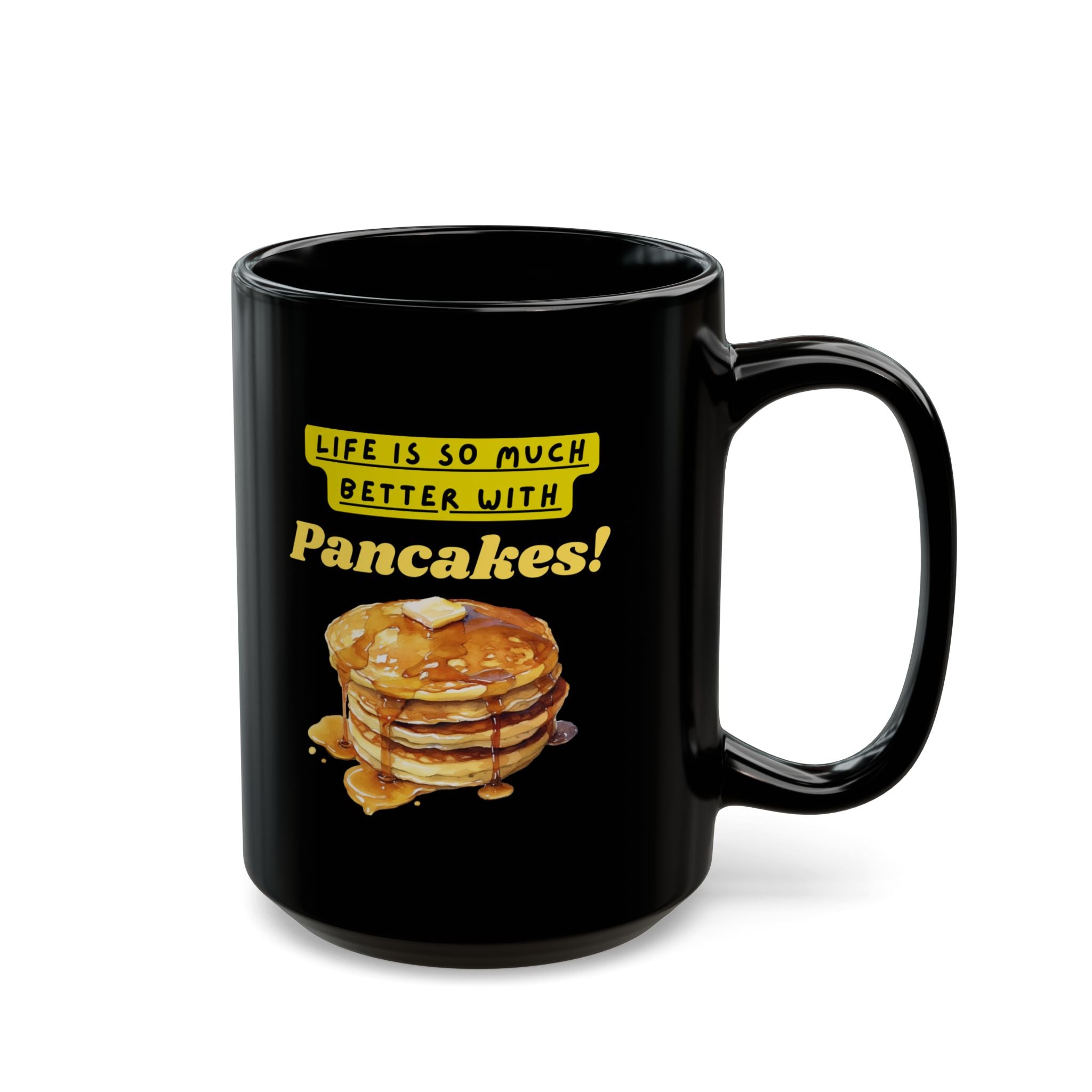 Black Pancakes Mug