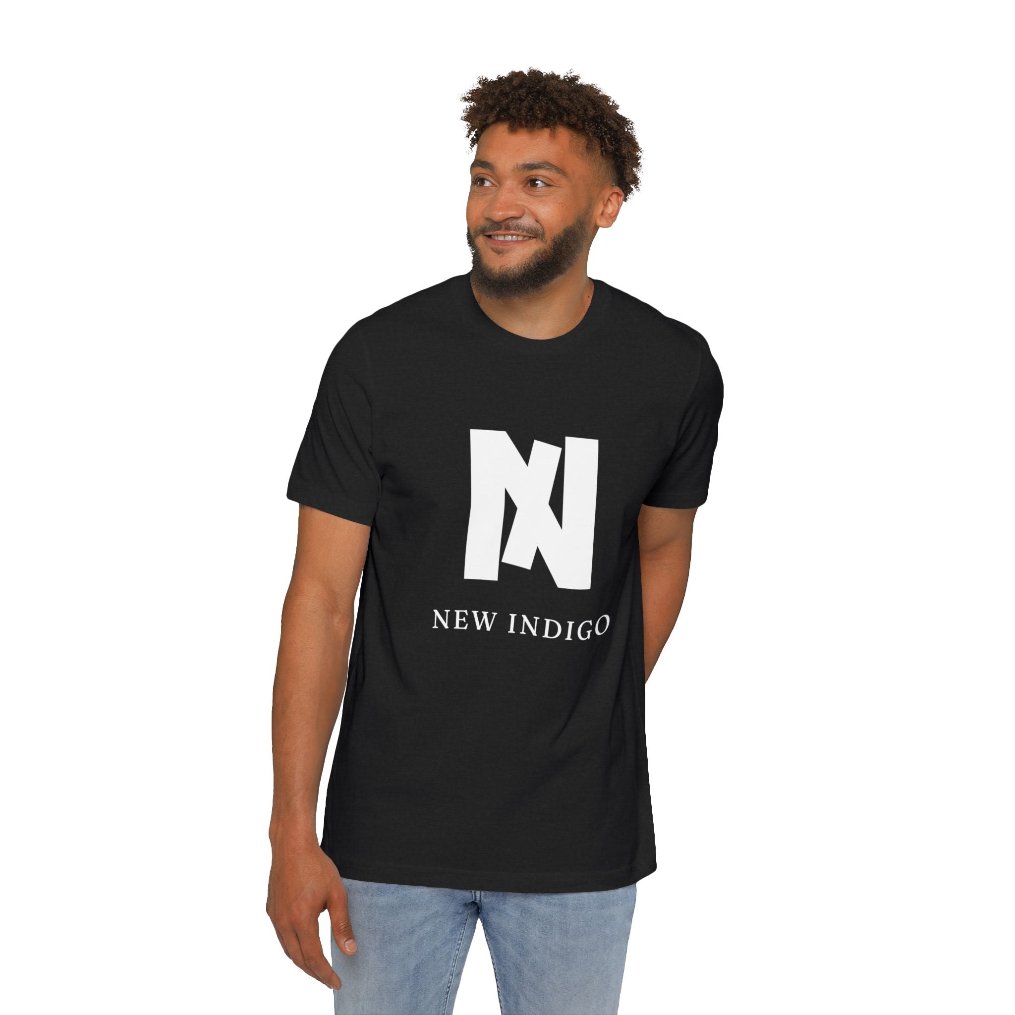 New Indigo Unisex Short-Sleeve Jersey T-Shirt
