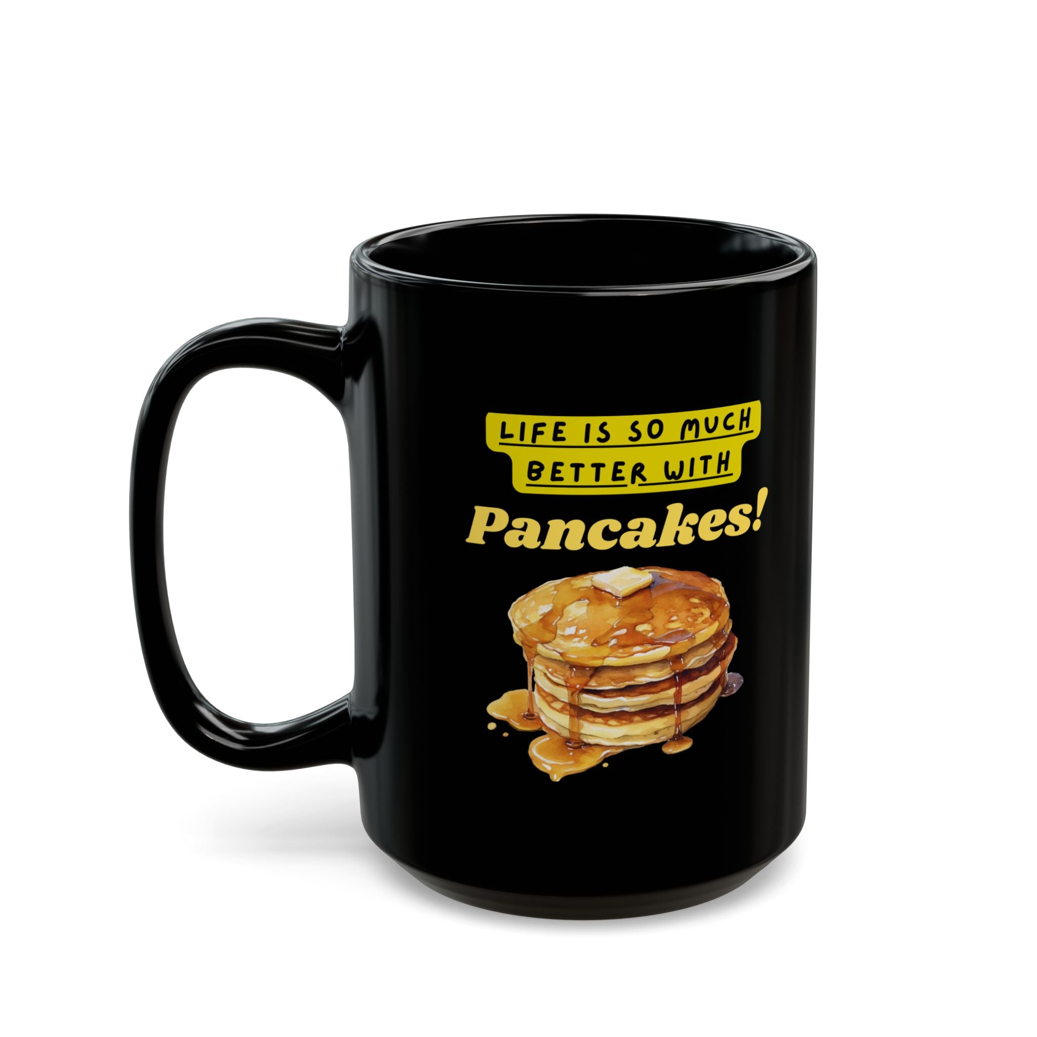 Black Pancakes Mug