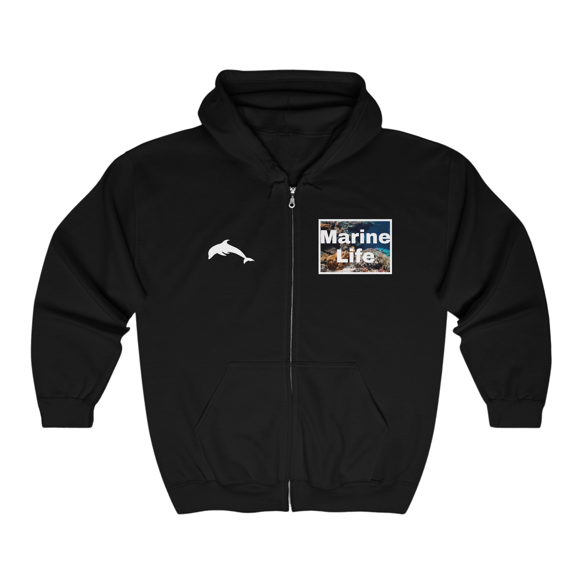 Marine Life Full Zip Hooded Sweatshirt