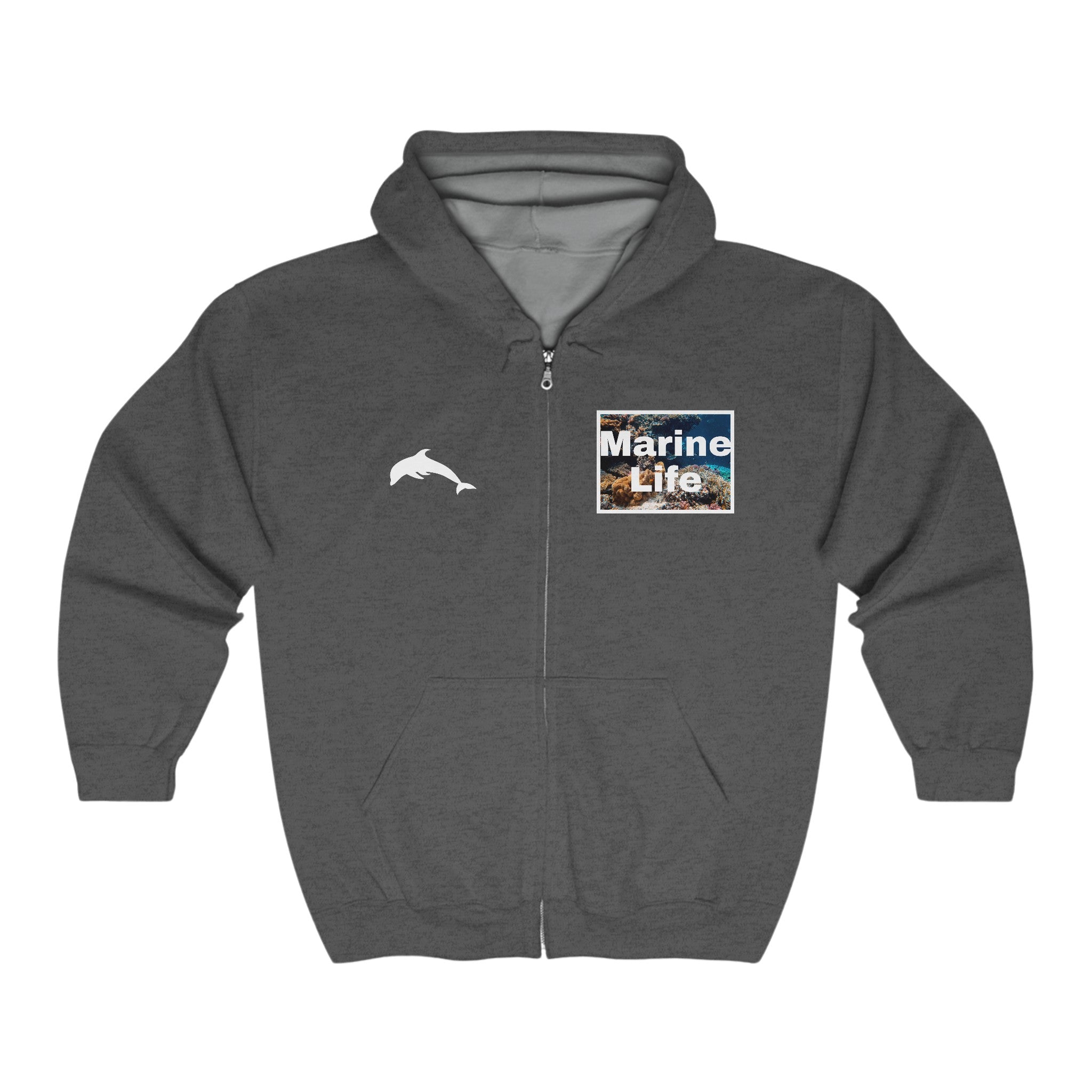 Marine Life Full Zip Hooded Sweatshirt