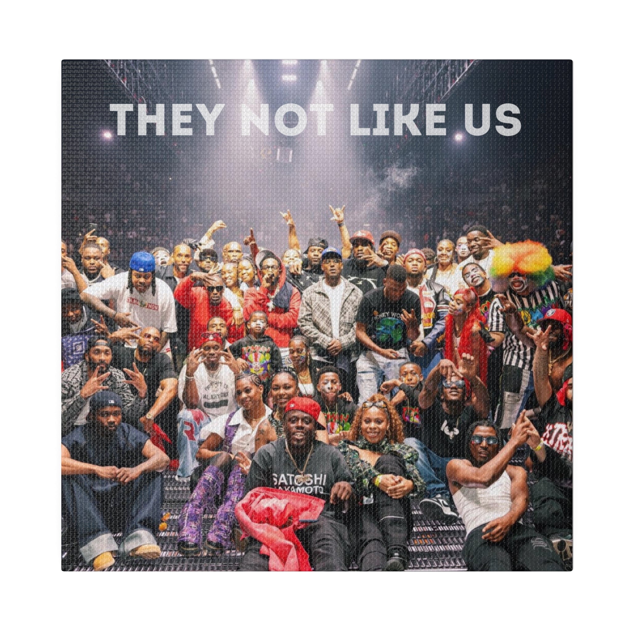 They Not Like Us Matte Canvas