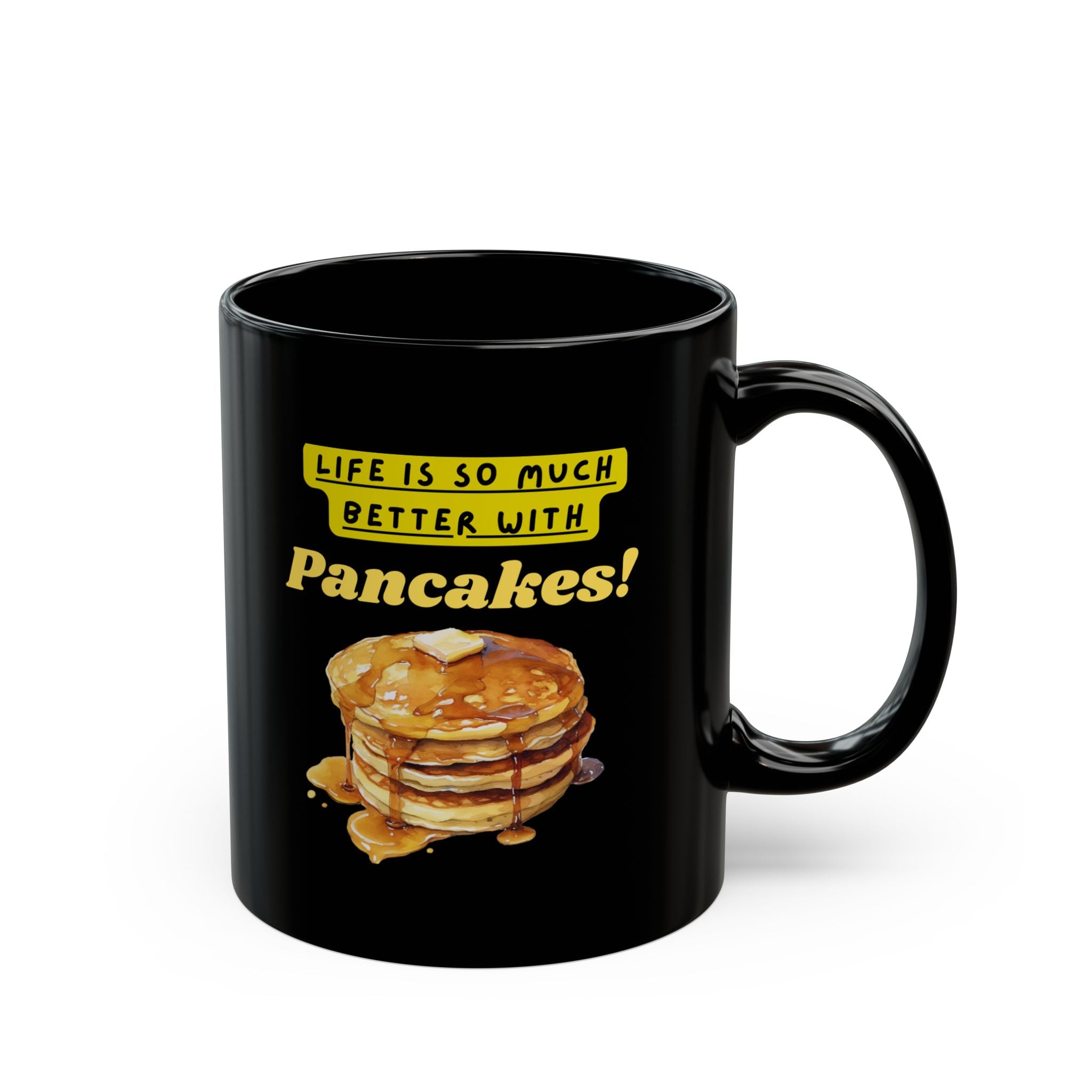 Black Pancakes Mug