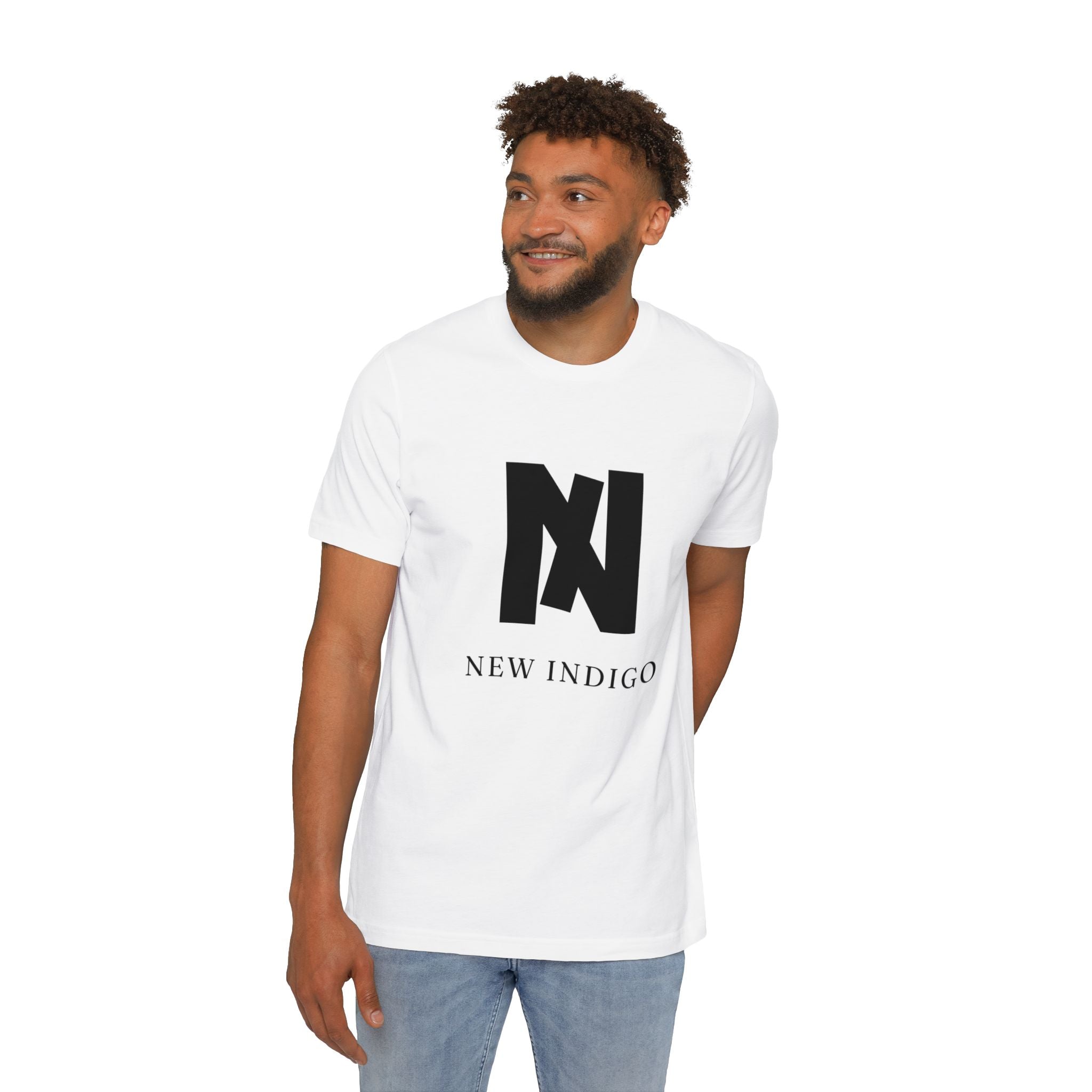 New Indigo Unisex Short-Sleeve Jersey T-Shirt