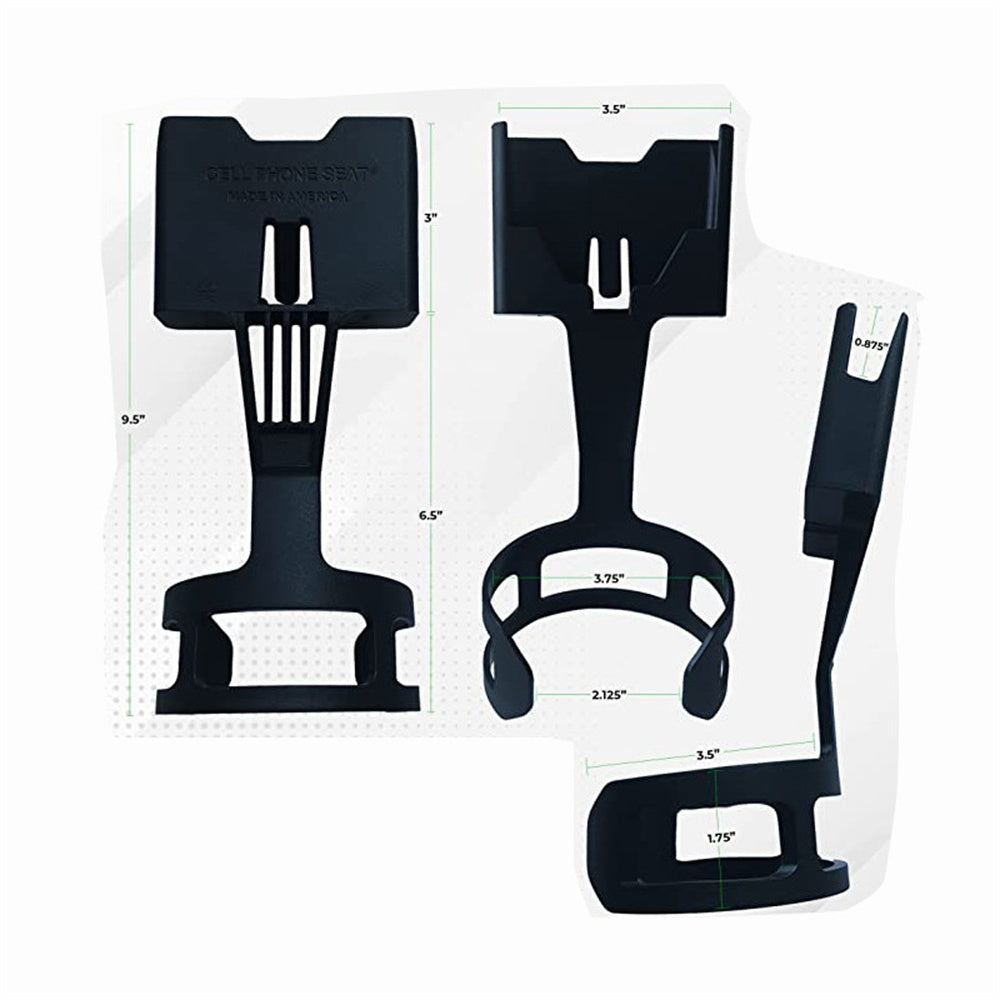 2in1 Adjustable Phone Cup Holder