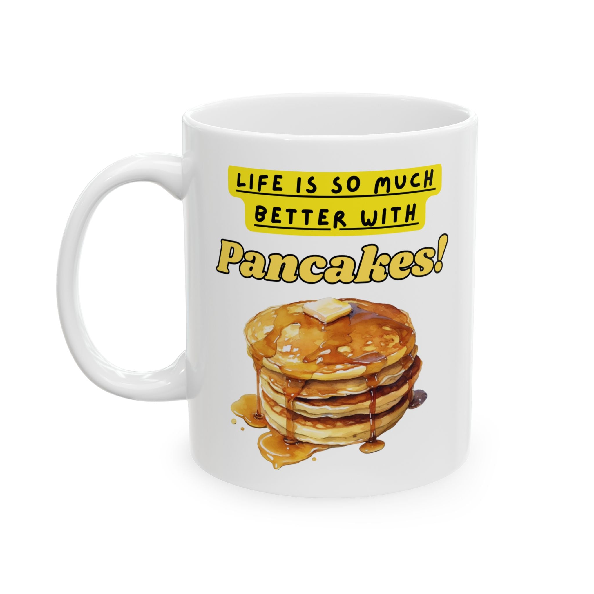 White Pancakes Mug