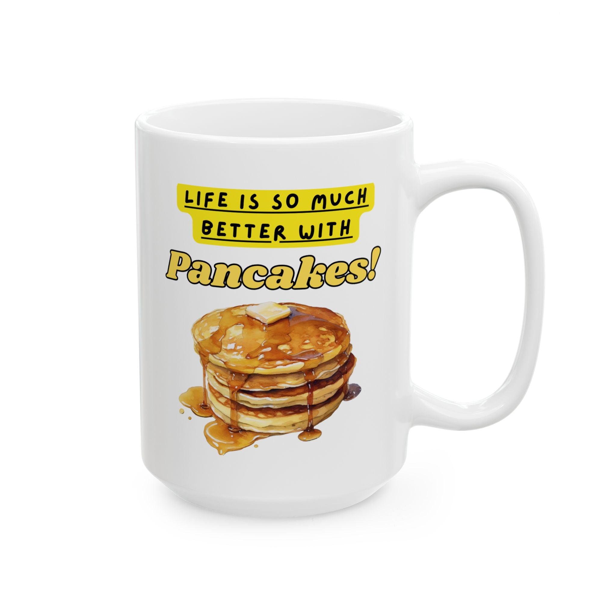 White Pancakes Mug