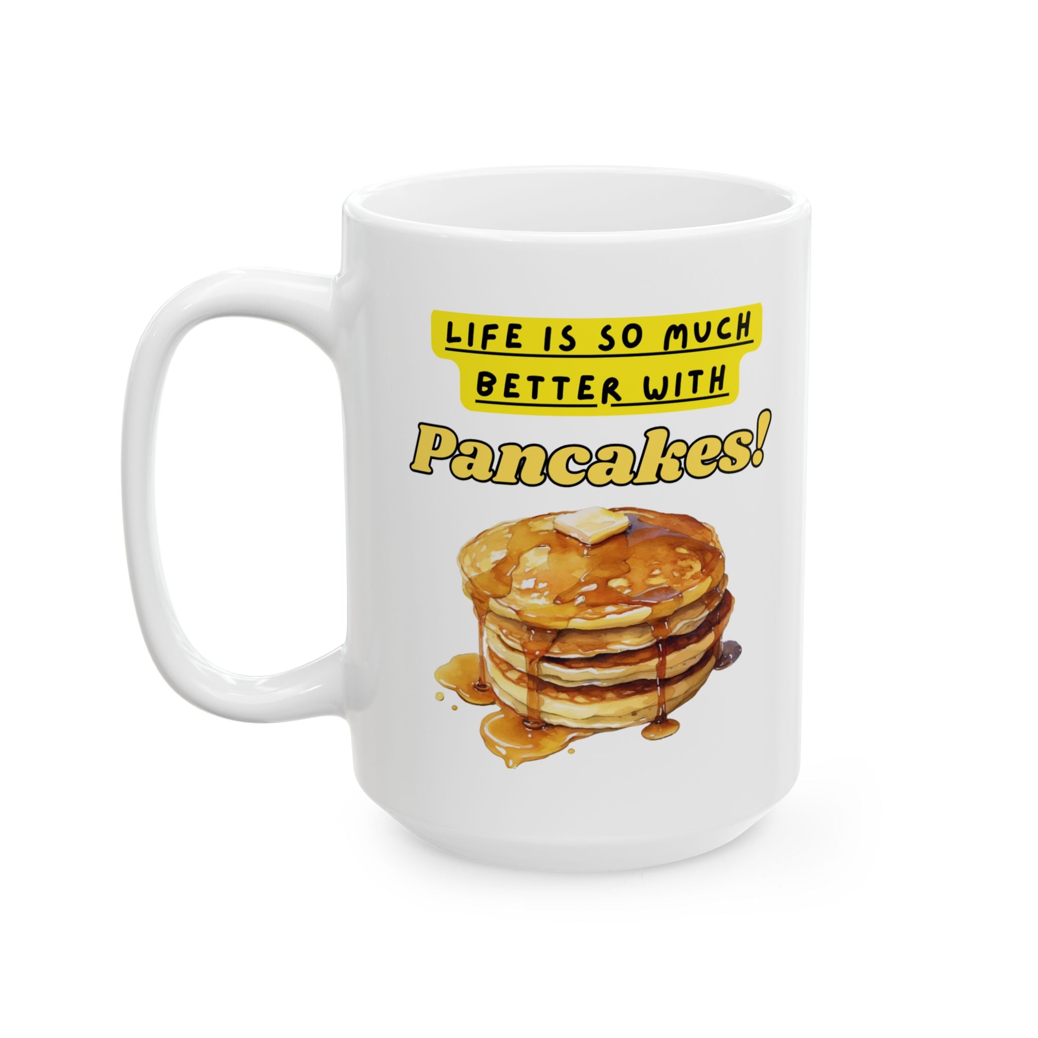 White Pancakes Mug