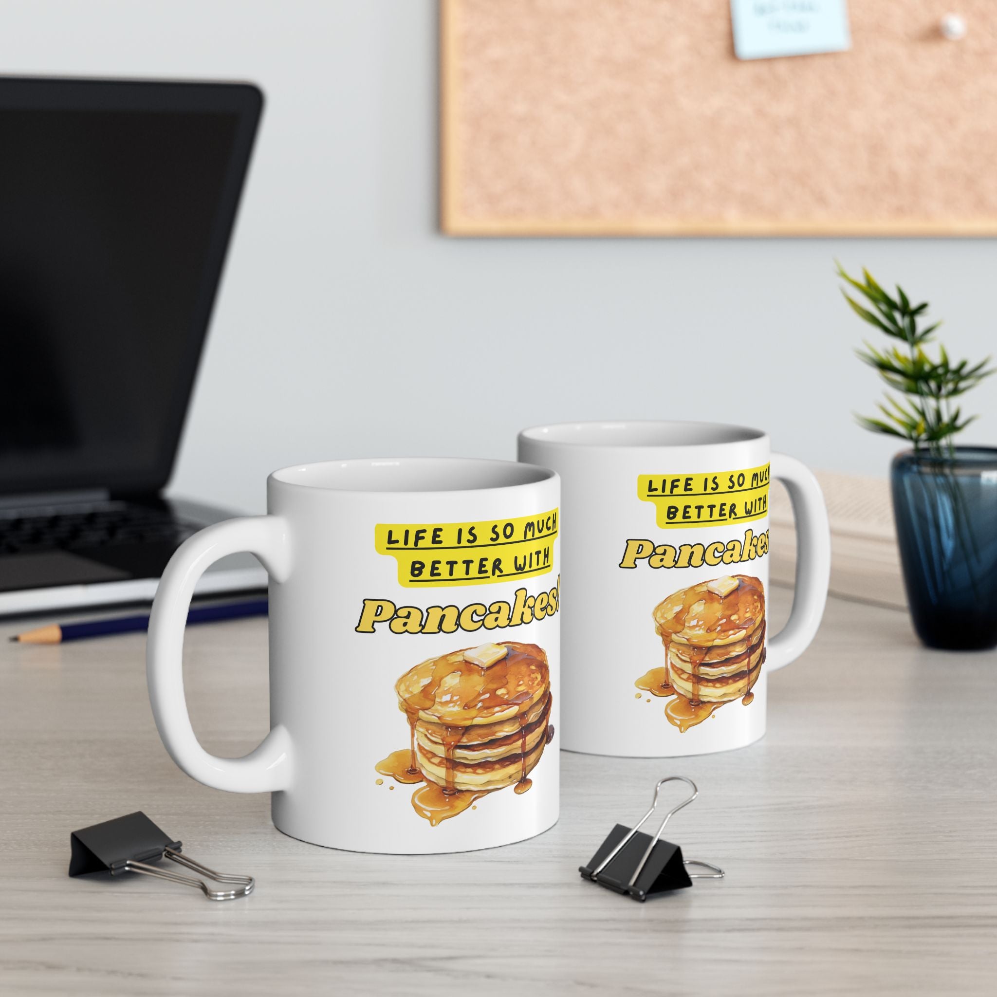 White Pancakes Mug