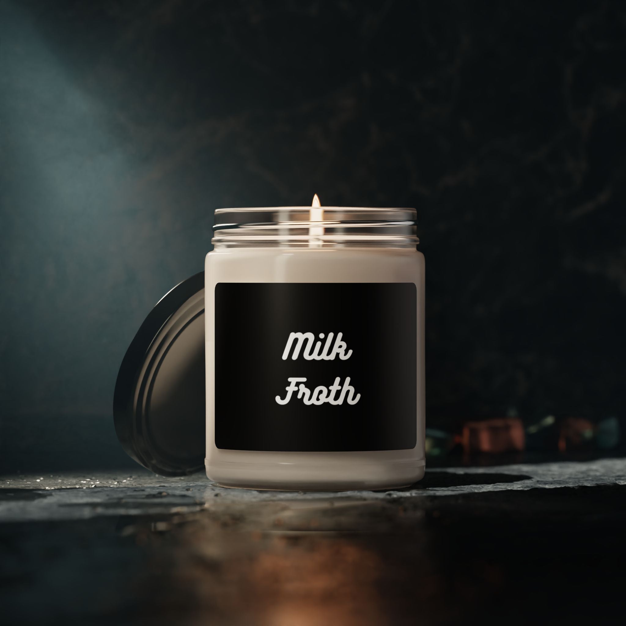 Milk Froth Scented Soy Candle, 9oz