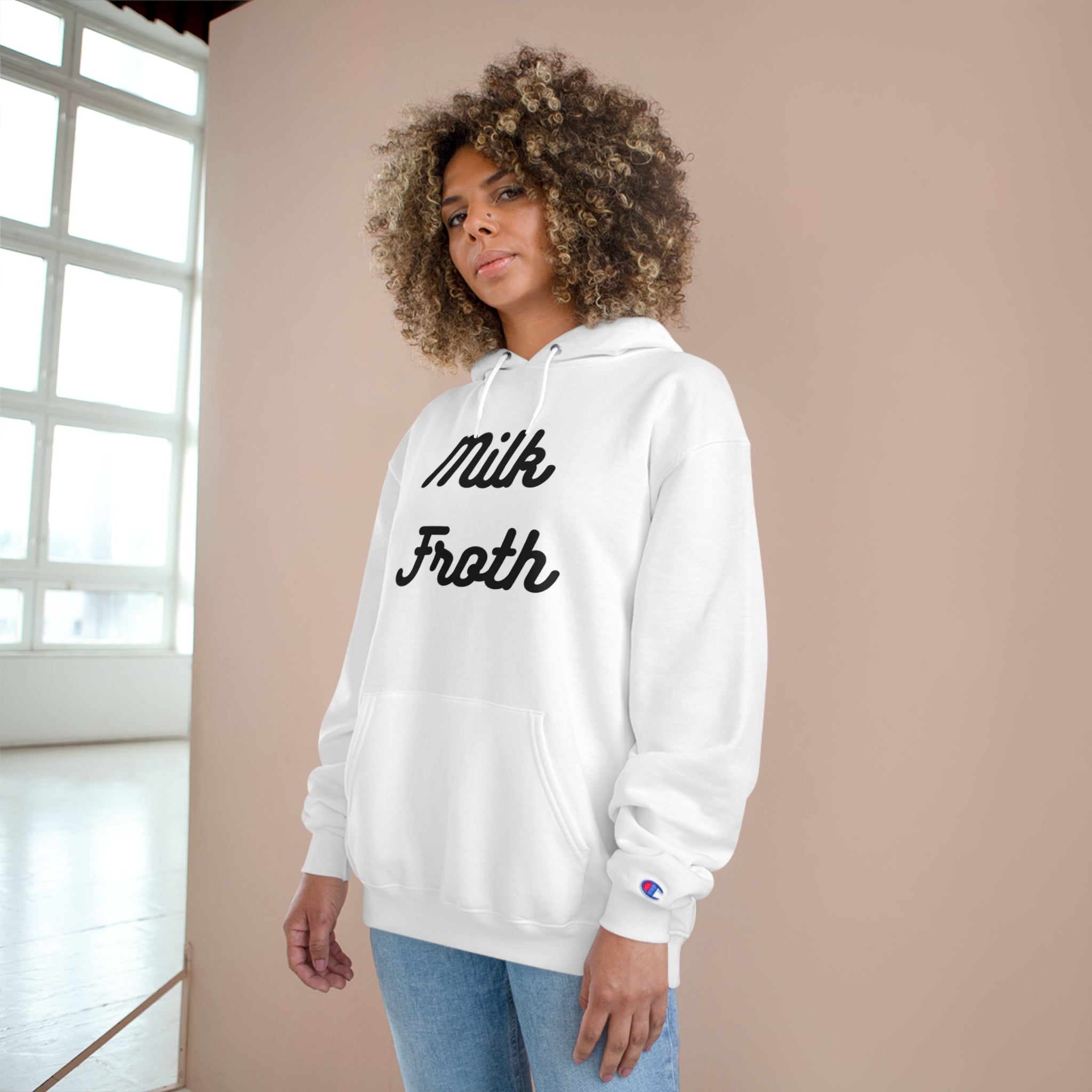 Milk Froth Champion Hoodie