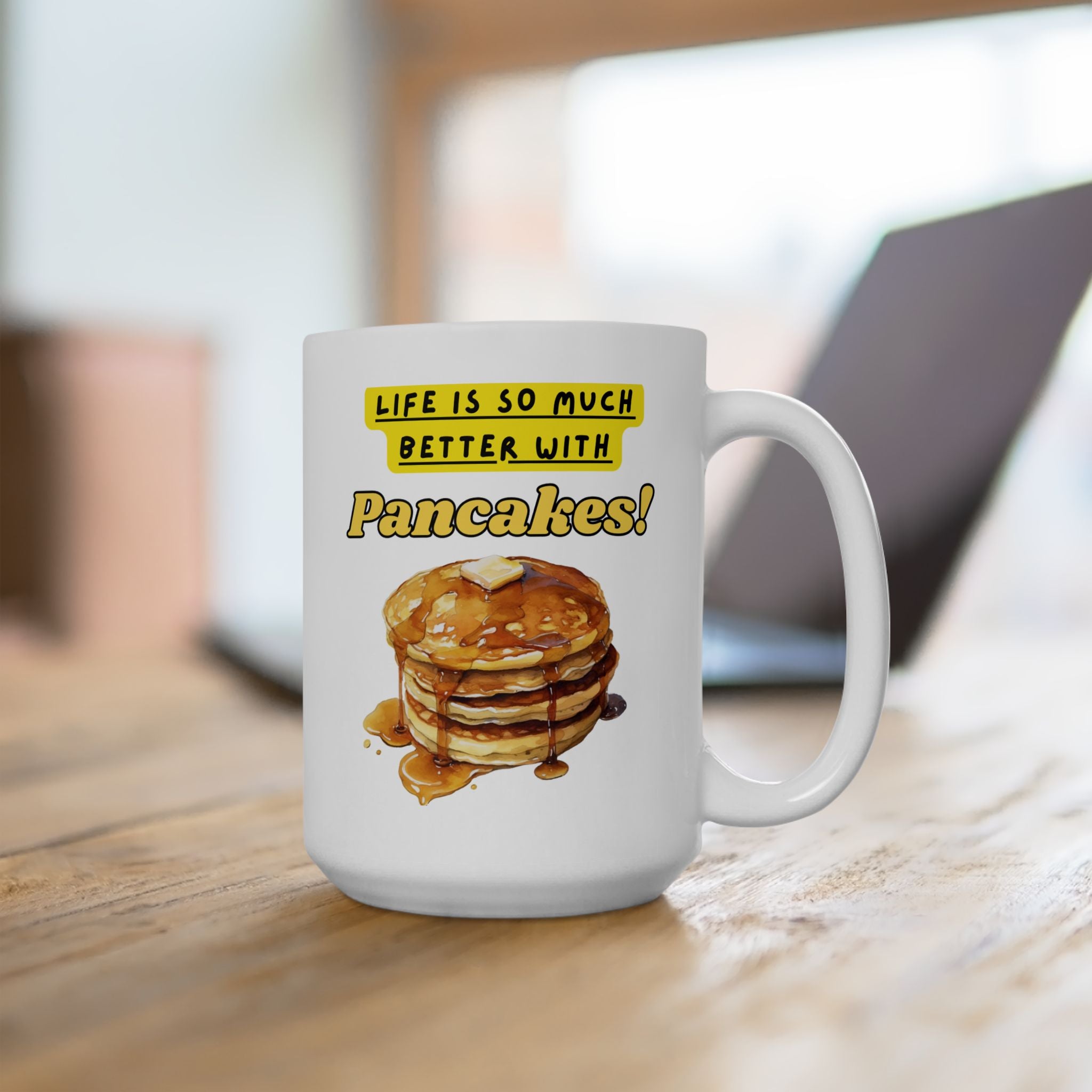 White Pancakes Mug