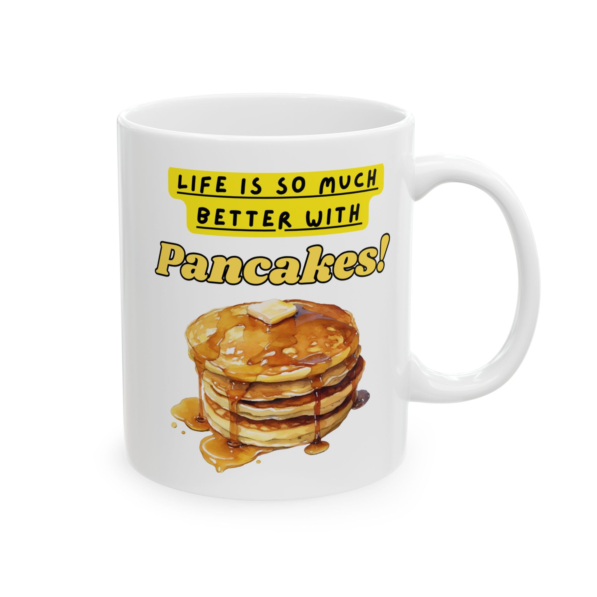 White Pancakes Mug