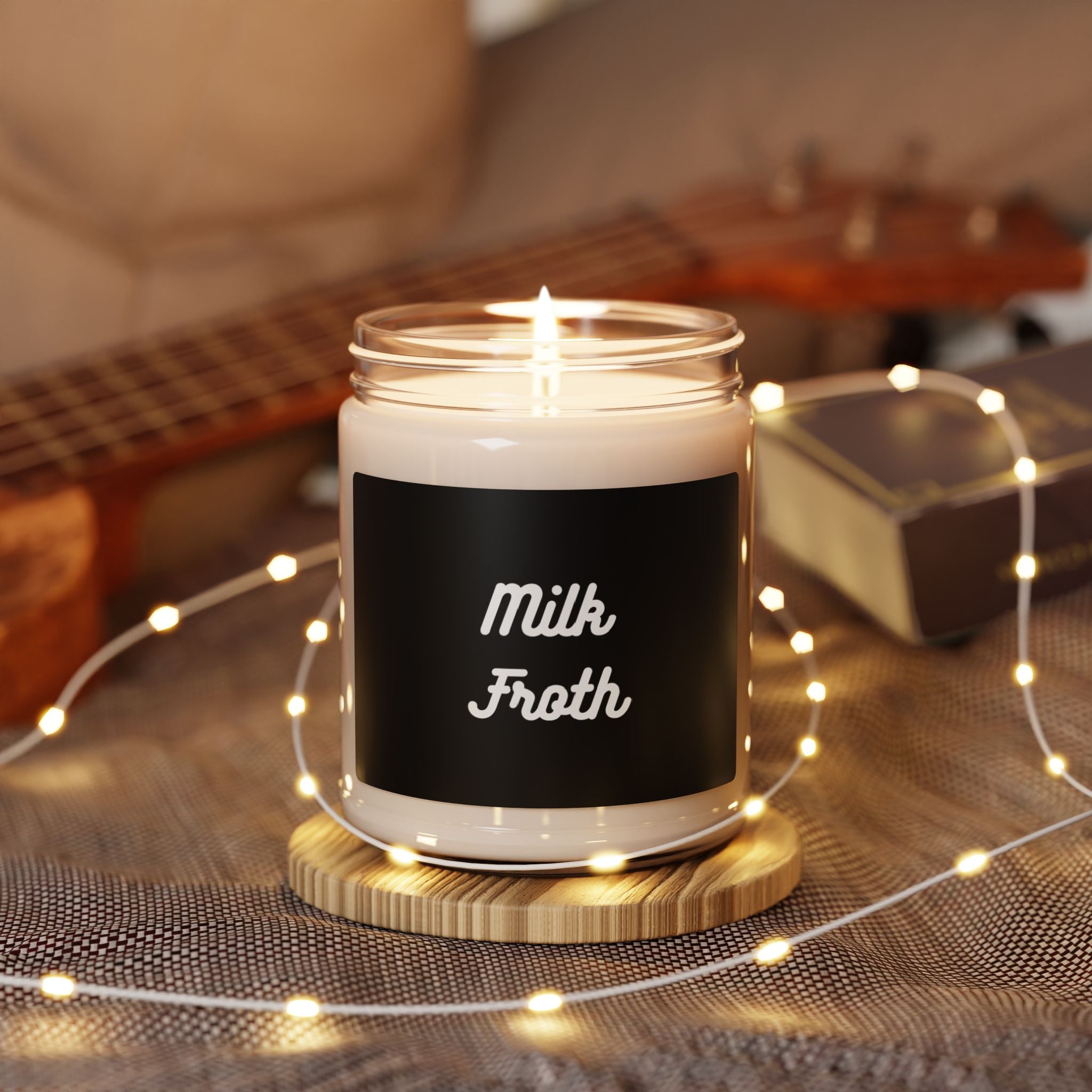 Milk Froth Scented Soy Candle, 9oz