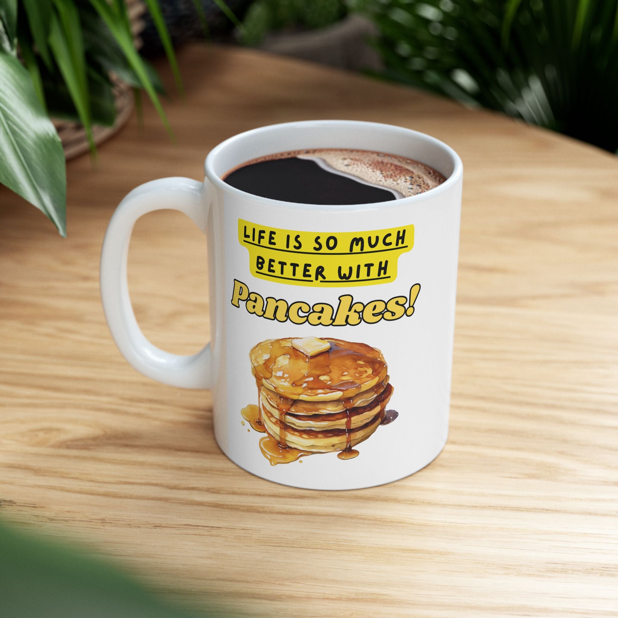 White Pancakes Mug