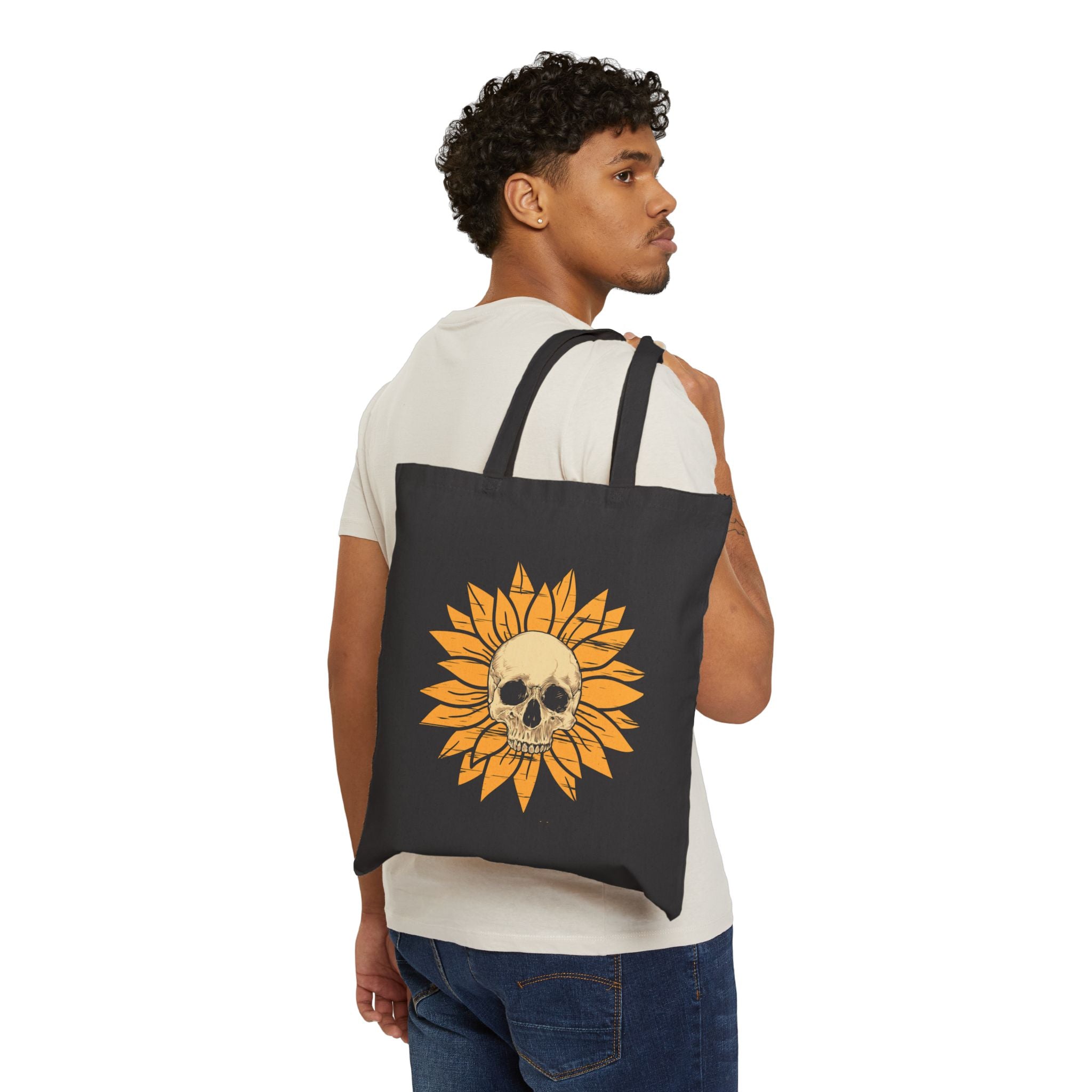 Sunflower Skeleton Tote